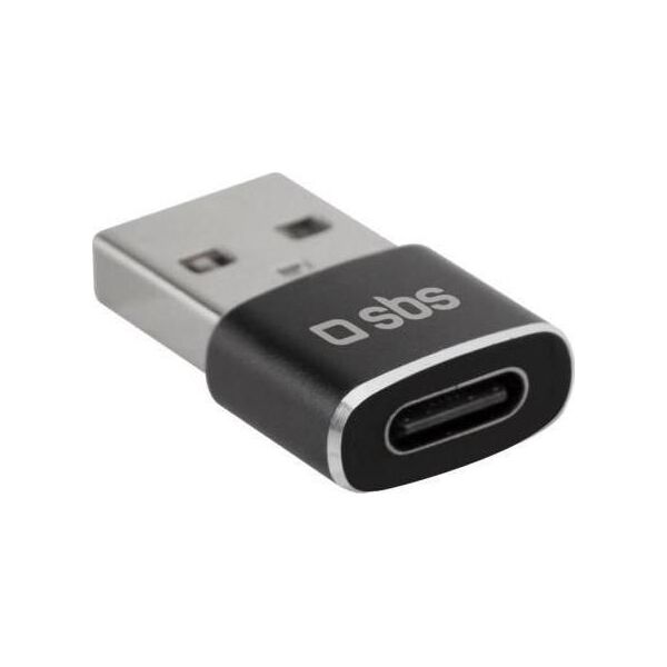 Adapter USB SBS Mobile USB-C - USB Czarny  (JAB-7206189)