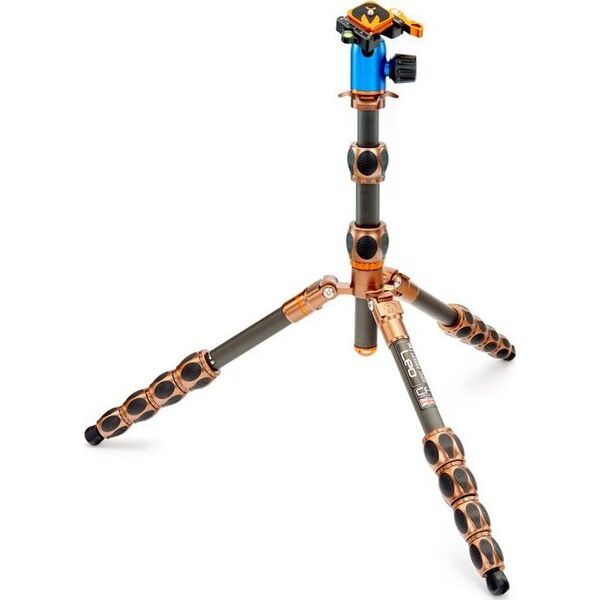 Statyw FeiYu Tech Statyw 3 Legged Thing Leo 2.0 Bronze, włókna węglowe, 5-sekcji, udźwig 30kg, głowica Pro Lever