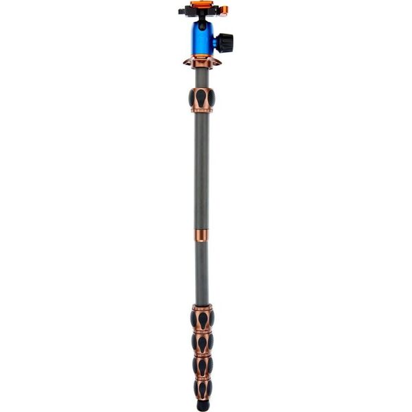 Statyw FeiYu Tech Statyw 3 Legged Thing Leo 2.0 Bronze, włókna węglowe, 5-sekcji, udźwig 30kg, głowica Pro Lever