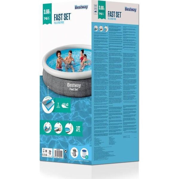 Bestway Basen rozporowy 366 x 76 cm (57445)