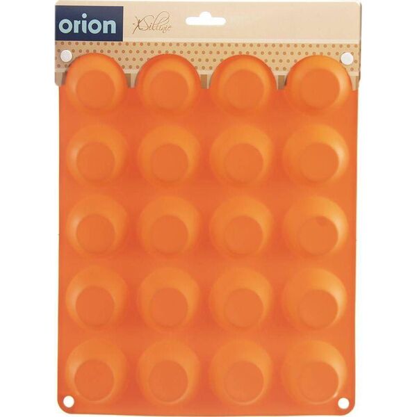 Orion Forma silikonowa foremka do pieczenia mini muffinek na muffinki małe babeczki 20 sztuk