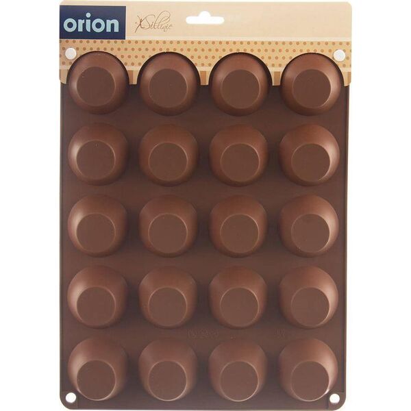 Orion Forma silikonowa foremka do pieczenia mini muffinek na muffinki małe babeczki 20 sztuk