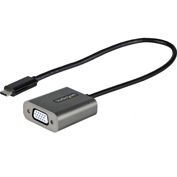 Adapter USB StarTech USB - VGA Szary  (CDP2VGAEC)
