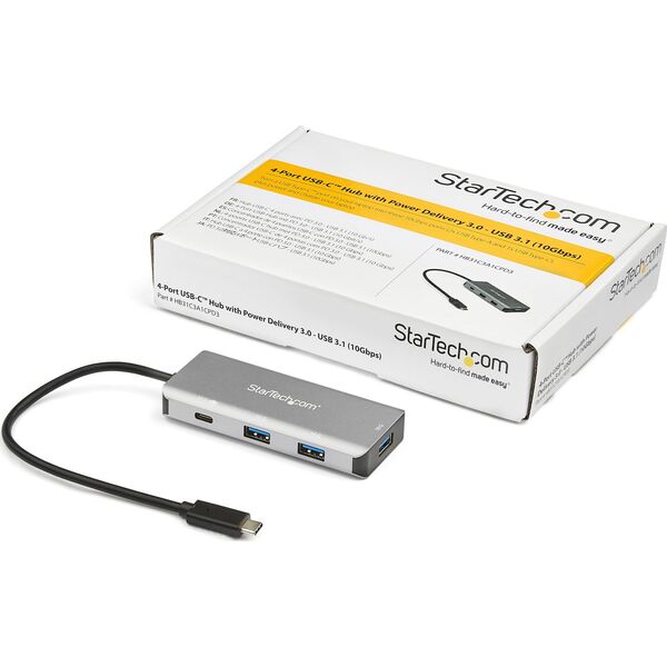 HUB USB StarTech 1x USB-C  + 3x USB-A 3.2 Gen2 (HB31C3A1CPD3)