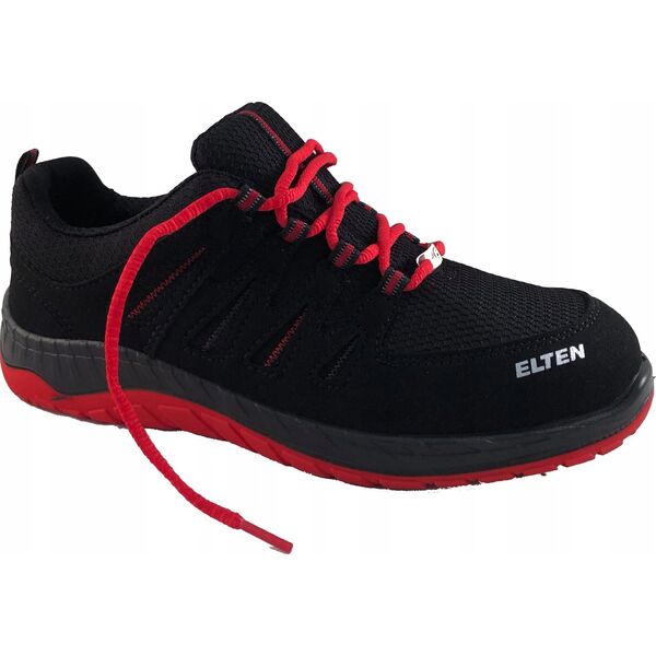 Elten Batai ELTEN Maddox Black Red Low ESD S3 SRC, juodi/raudoni 42