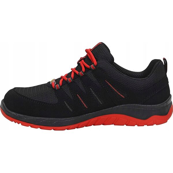 Elten Batai ELTEN Maddox Black Red Low ESD S3 SRC, juodi/raudoni 44