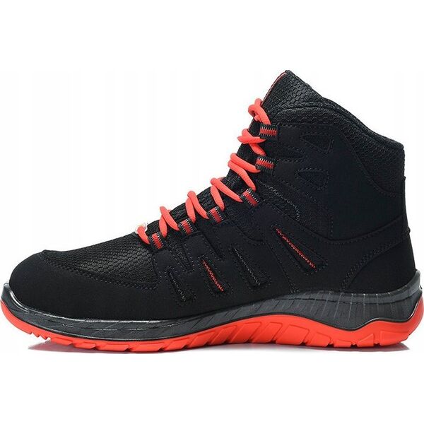 Elten Batai ELTEN Maddox Black Red Mid ESD S3 SRC, juodi/raudoni 47
