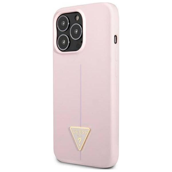 Guess Guess GUHCP13XSLTGU iPhone 13 Pro Max 6,7" fioletowy/purple hardcase Silicone Triangle