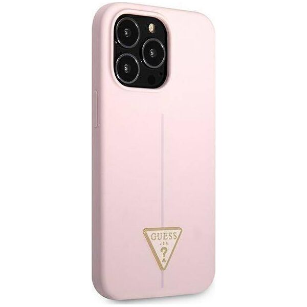 Guess Guess GUHCP13XSLTGU iPhone 13 Pro Max 6,7" fioletowy/purple hardcase Silicone Triangle