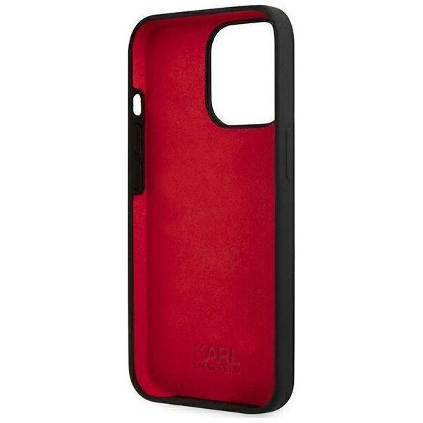 Karl Lagerfeld Karl Lagerfeld KLHCP13LSLMP1K iPhone 13 Pro / 13 6,1" hardcase czarny/black Silicone Plaque