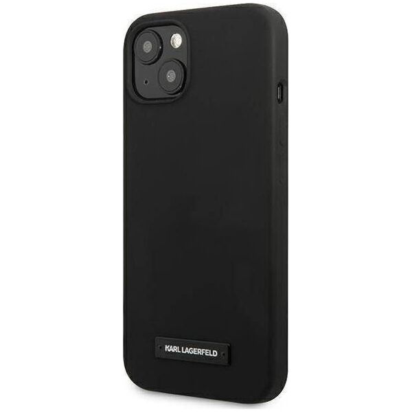 Karl Lagerfeld Karl Lagerfeld KLHCP13MSLMP1K iPhone 13 6,1" hardcase czarny/black Silicone Plaque