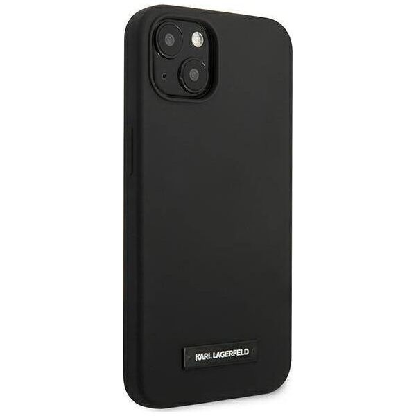 Karl Lagerfeld Karl Lagerfeld KLHCP13MSLMP1K iPhone 13 6,1" hardcase czarny/black Silicone Plaque