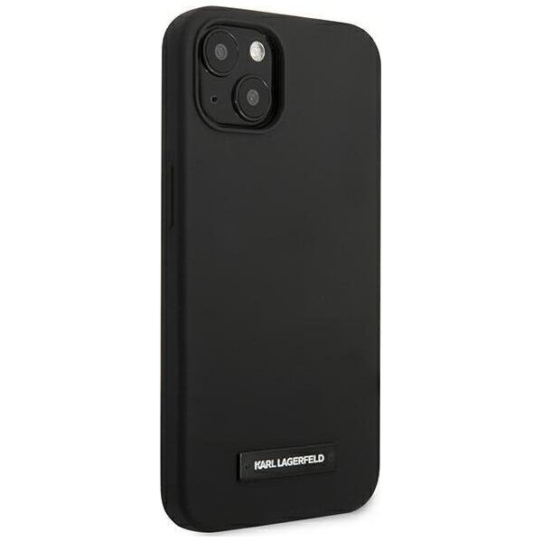 Karl Lagerfeld Karl Lagerfeld KLHCP13SSLMP1K iPhone 13 mini 5,4" hardcase czarny/black Silicone Plaque