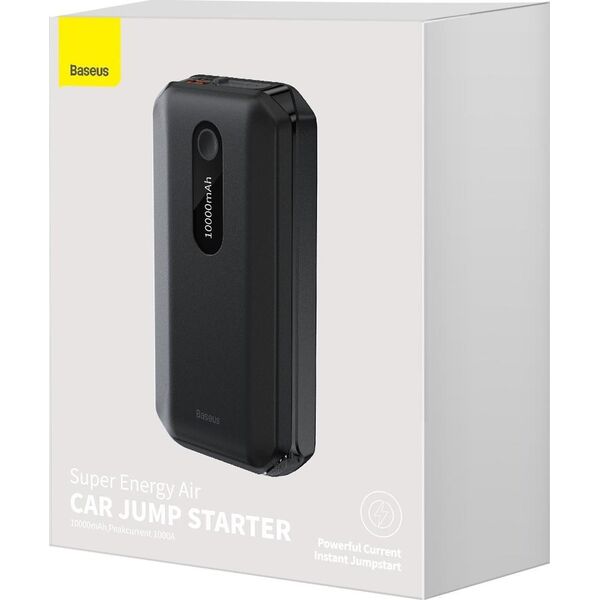 Baseus Powerbank / Rozrusznik Baseus Super Energy Car Jump Starter, 10000mAh, 1000A, USB (czarny)