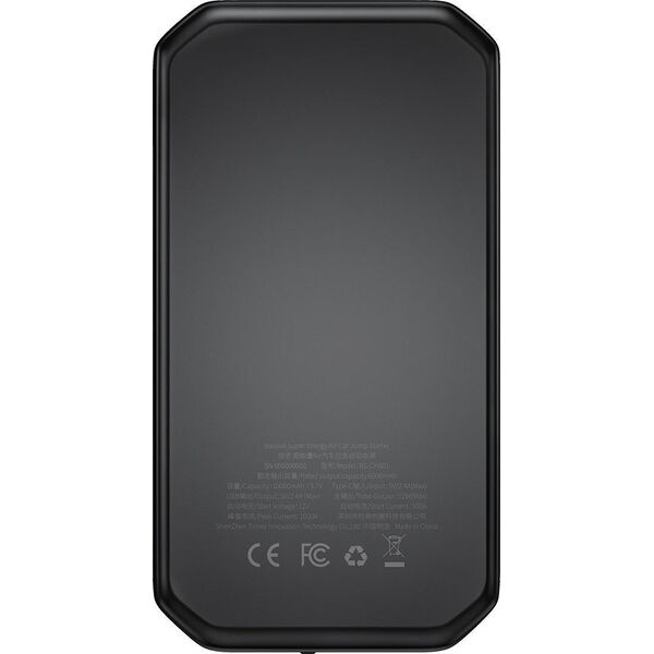 Baseus Powerbank / Rozrusznik Baseus Super Energy Car Jump Starter, 10000mAh, 1000A, USB (czarny)
