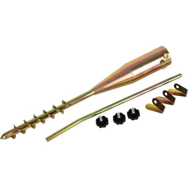 Saska Garden Baza mocowanie do parasola metalowa wkręcana 1032887