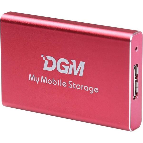 Dysk zewnętrzny SSD DGM My Mobile Storage 256GB Czerwony (MMS256RD)