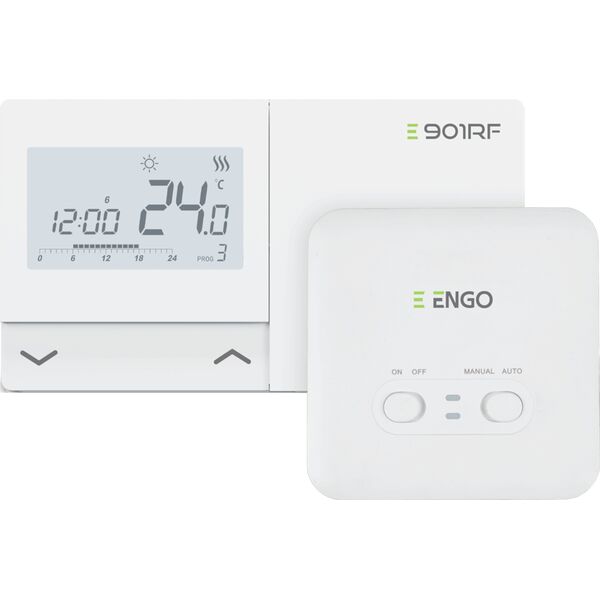 Salus Programowany, bezprzewodowy regulator temperatury E901RF