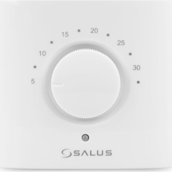 Salus Bezprzewodowy, natynkowy, elektroniczny regulator temperatury sieci ZigBEE -dobowy . 2xAA, biały