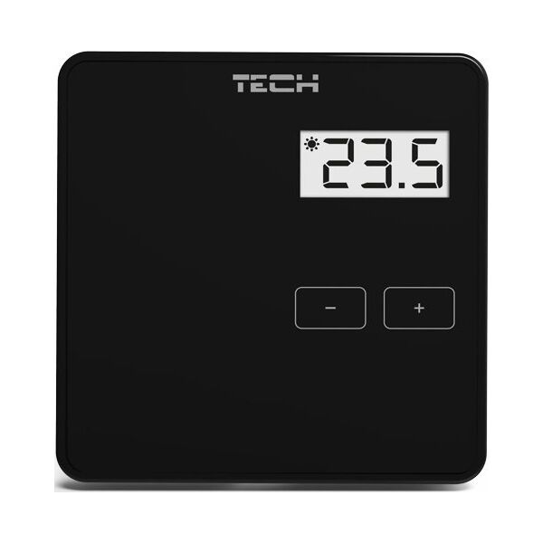 Tech Przewodowy regulator pokojowy dwustanowy do listwy L-10 R-10b czarny