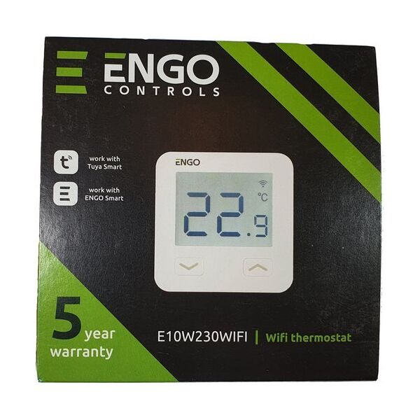 Internetowy regulator temperatury, WI-FI, 230V, Biały