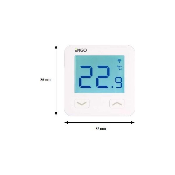 Internetowy regulator temperatury, WI-FI, 230V, Biały