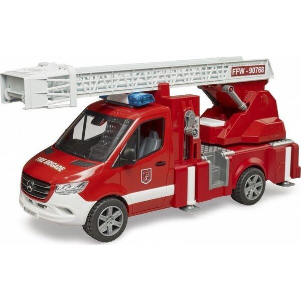 Bruder Wóz strażacki Mercedes Benz Sprinter z drabiną i światłami