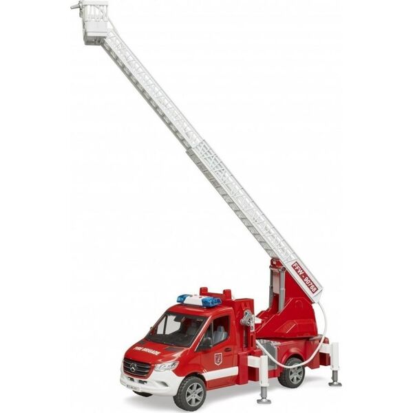 Bruder Wóz strażacki Mercedes Benz Sprinter z drabiną i światłami