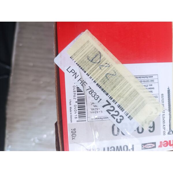 Fischer Medsraigtis 6,0 x 90 A2 TORX, 100 vnt.