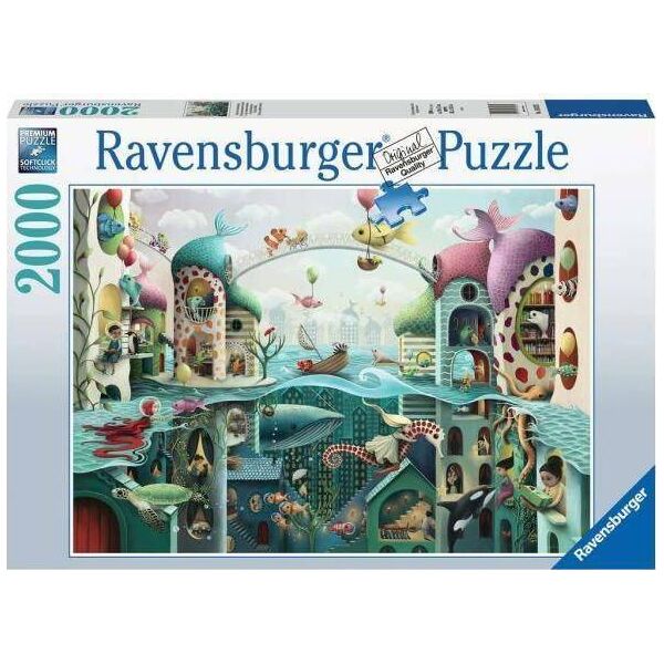 Ravensburger Puzzle 2000el Gdyby ryby umiały mówić 168231 RAVENSBURGER