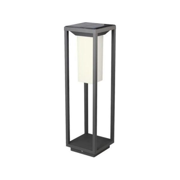 V-TAC Słupek Ogrodowy Solarny V-TAC 4W LED SAMSUNG CHIP Szary 2-funkcje IP65 VT-66 3000K 280lm 3 Lata Gwarancji