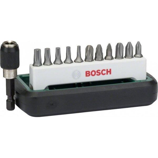 Bosch 12-CZĘŚCIOWY ZESTAW KOŃCÓWEK PH, PZ, TORX