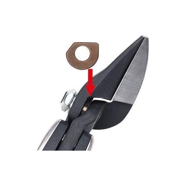 Erdi Nozyce do blachy Ideal z przelozeniem dzwigni i rekojescia 2-komponent. prawe 230mm Erdi