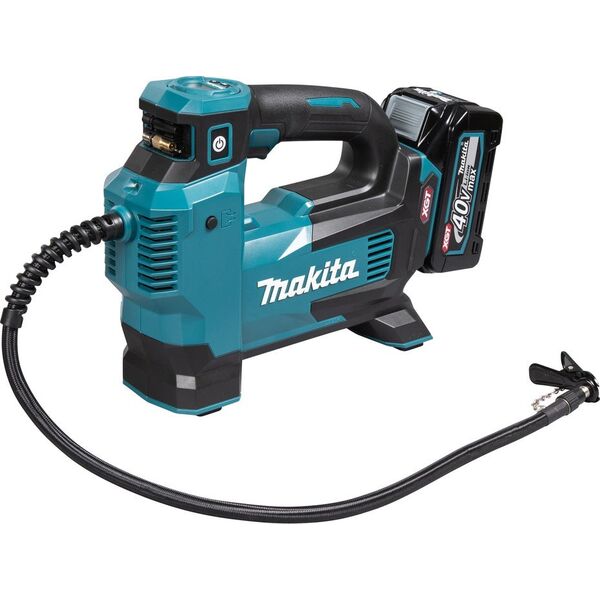 Kompresor samochodowy Makita Makita cordless compressor MP001GZ XGT, 40 volts, air pump (blue/black, without battery and charger)