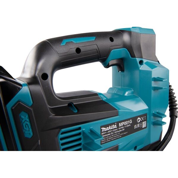 Kompresor samochodowy Makita Makita cordless compressor MP001GZ XGT, 40 volts, air pump (blue/black, without battery and charger)