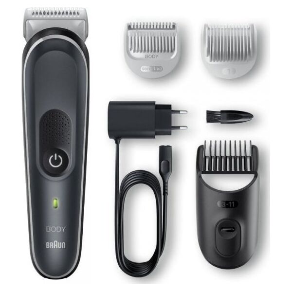 Trymer Braun Braun BodyGroomer 5 BG5340, hair trimmer (black/white)