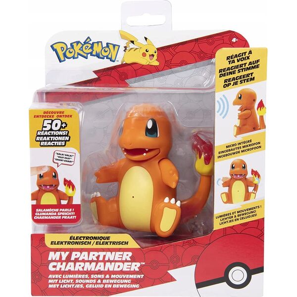 Figurka Jazwares POKEMON CHARMANDER Z DŹWIĘKIEM I ŚWIATŁEM