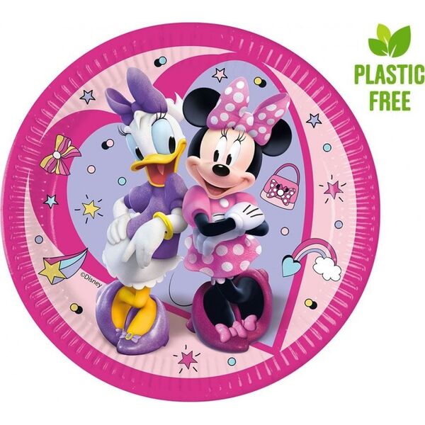 GoDan Talerzyki papierowe Minnie Junior 23cm 8szt
