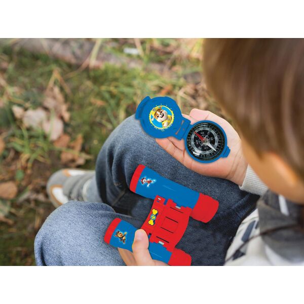 Lexibook Zestaw przygodowy Paw Patrol z krótkofalówkami do 120 m, lornetką i kompasem