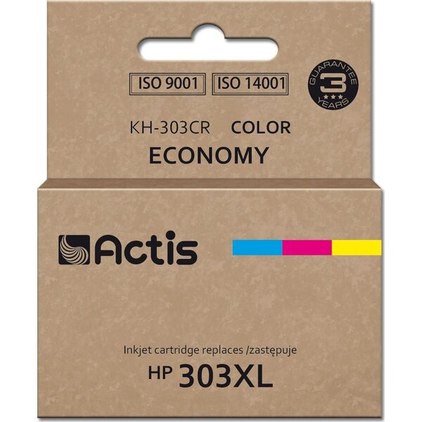 Tusz Actis Tusz Actis KH-303CR (zamiennik HP 303XL T6N03AE| Premium| 18ml| 415 stron| kolorowy)