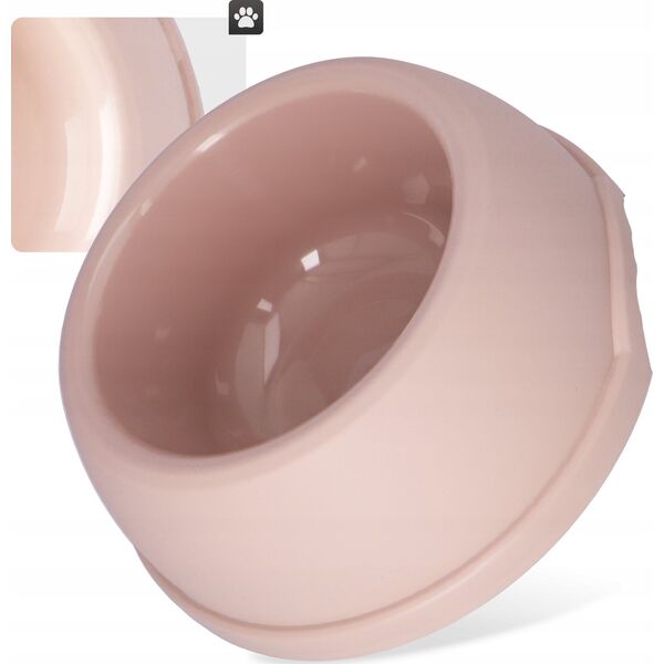 Barry King Miska plastikowa dla psów XL, 2,25L, beżowa, śr. 29cm,