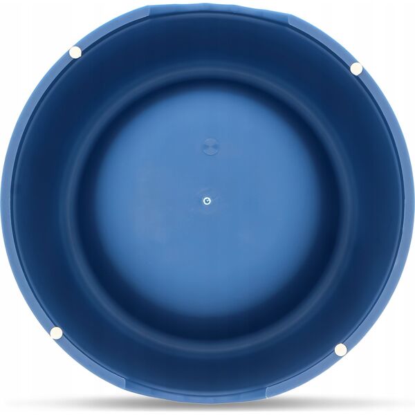 Barry King Miska plastikowa dla psów XXL, 3L, granatowa, śr. 32,5cm,