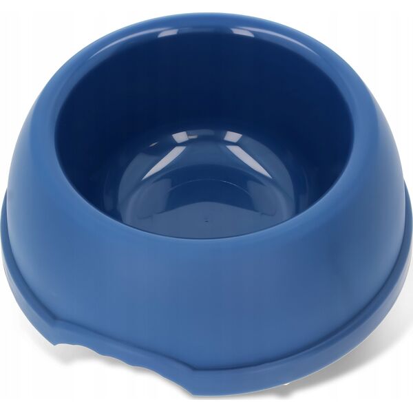 Barry King Miska plastikowa dla psów XXL, 3L, granatowa, śr. 32,5cm,