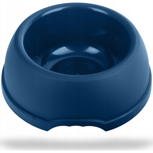 Barry King Miska plastikowa dla psów XXL, 3L, granatowa, śr. 32,5cm,
