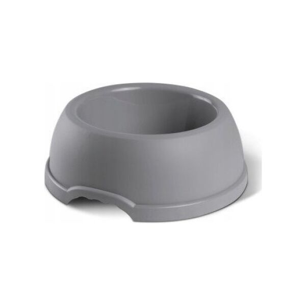 Barry King Miska plastikowa dla psów XXL, 3L, szara, śr. 32,5cm,