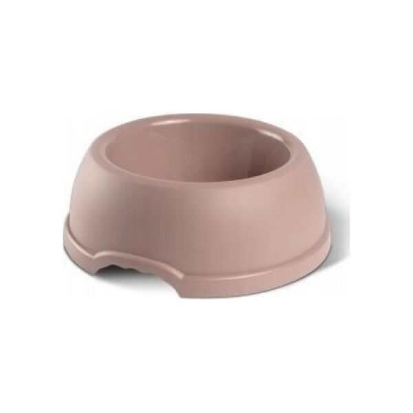 Barry King Miska plastikowa dla psów i kotów XS, 0,25L, beżowa, śr. 15cm,