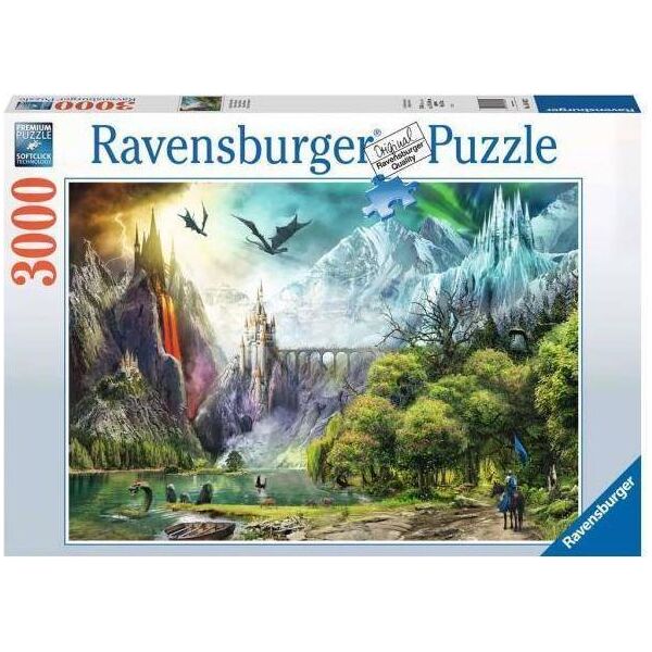 Ravensburger Puzzle 3000el Panowanie smoków 164622 RAVENSBURGER