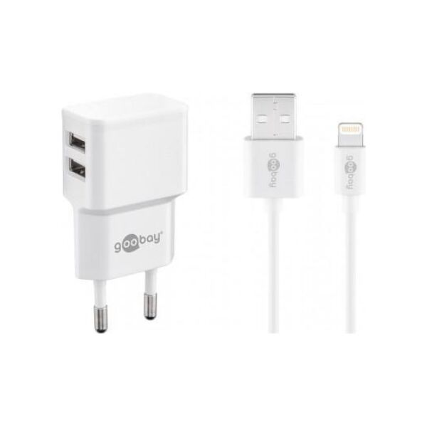 Ładowarka Goobay 2x USB-A 2.4 A (JAB-5957203)