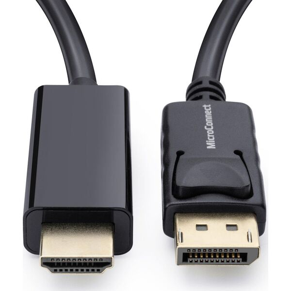 Kabel MicroConnect DisplayPort - HDMI 3m czarny (MC-DP-HDMI-300)