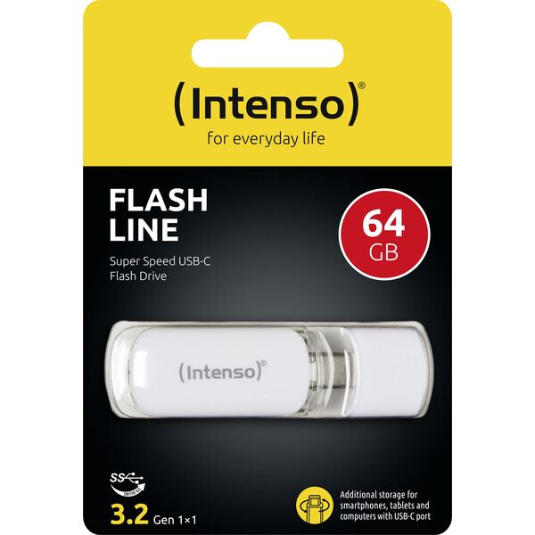 Pendrive Intenso Flash Line, 64 GB  (3538490)